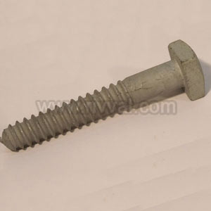 Coach Screw. Square Head, Sharp Point, 3/4" Dia X 5" Long For Lateral Resistance Endplates