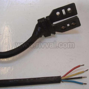 Paulve Detector Cable 4C 1Mmsq Moulded Black End 15Mtr