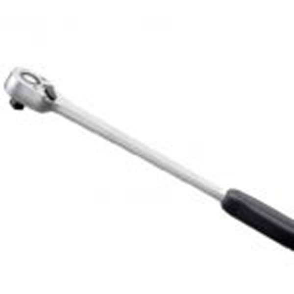 Ratchet Handle X 1/2" Square Drive With Socket Retention Lock. 350Mm Long