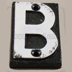 Point Indentification Plate - Letter 'B'