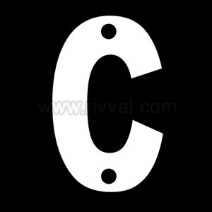 Point Indentification Plate - Letter 'C'