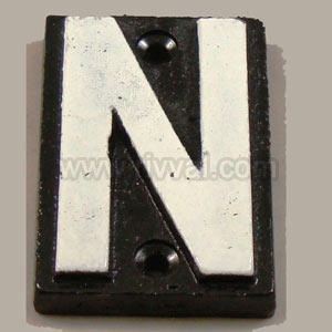 Point Indentification Plate - Letter 'N'