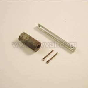 Pin For 1 Roller - Headless Pin With Two Split Pin Holes 4 1/4 L X 3 3/4 B C/W Ferrule & Cotter Pins