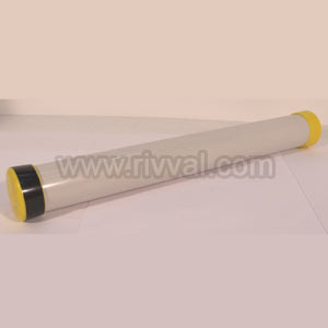Pvc Postal Tube,With 1 Removable & 1 Fixed Cap(To Be Used In Conjunction With Rp00395/6 Spring Clip)