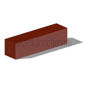 Hardwood Packing Block, 100 X 25Mm, Aws Suppressed Extra Strength Magnet