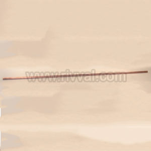 M10 Copper Earthing Rod, Internal Thread ; 15 Dia X 1220Mm Long