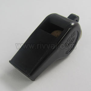 Black Moulded Plastic Lookout Whistle