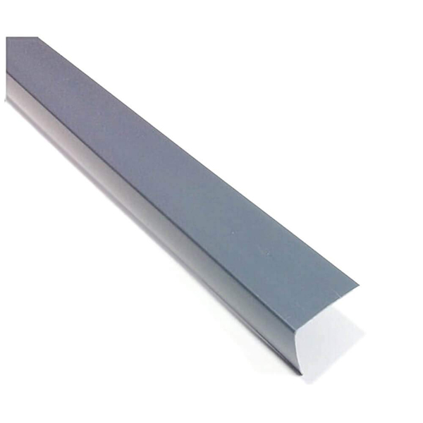 Grey Right Angle Label Section 15X15mm 1 Metre Long