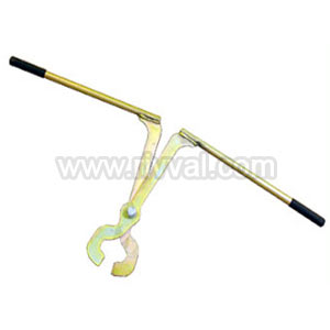 Rail tongs for maual lifting and positioning of rail all steel zinc plated