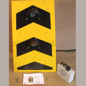 Sign Emergency Warning Board Stand Full Size