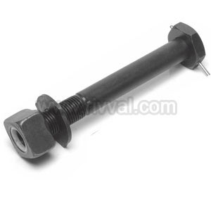 Stock Rail Bolt, "First Bolt" 1" Dia For 113A Flat Bottom Switches