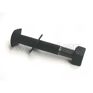 Stock Rail Bolt, 1" Dia X 8" Long For 113A Flat Bottom Switches