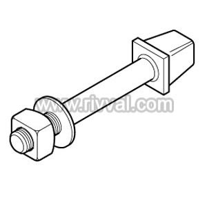 Distance Bolt For 95 Rbs Bh "E" Switches