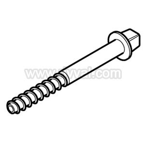 Vossloh Screw Ss8 214 For Use With V/Asp Baseplates