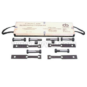 Insulated Joint Kit Complete Cen60 E1/E2 6 Hole, Comprising Joint Assembly Kit And Fishplates