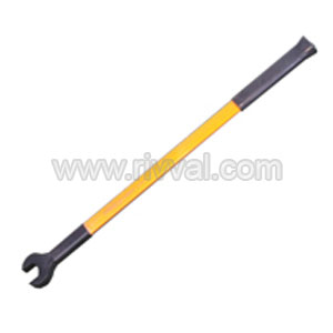 Spanner, Check Rail Bolt. Open Jaw 1  11/16" Insulated With Fibreglass Handles For 1  5/8" Square Nu