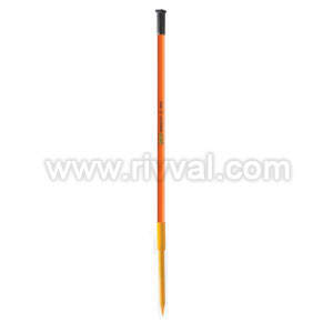 Rail Slewing Bar, Single Ended, 1" Hexagonal Alloy Steel End With Insulated Fibreglass Handle