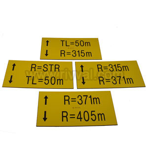 T-Mark System Transition Plates 150Mm X 285Mm (Text To Customer Spec)