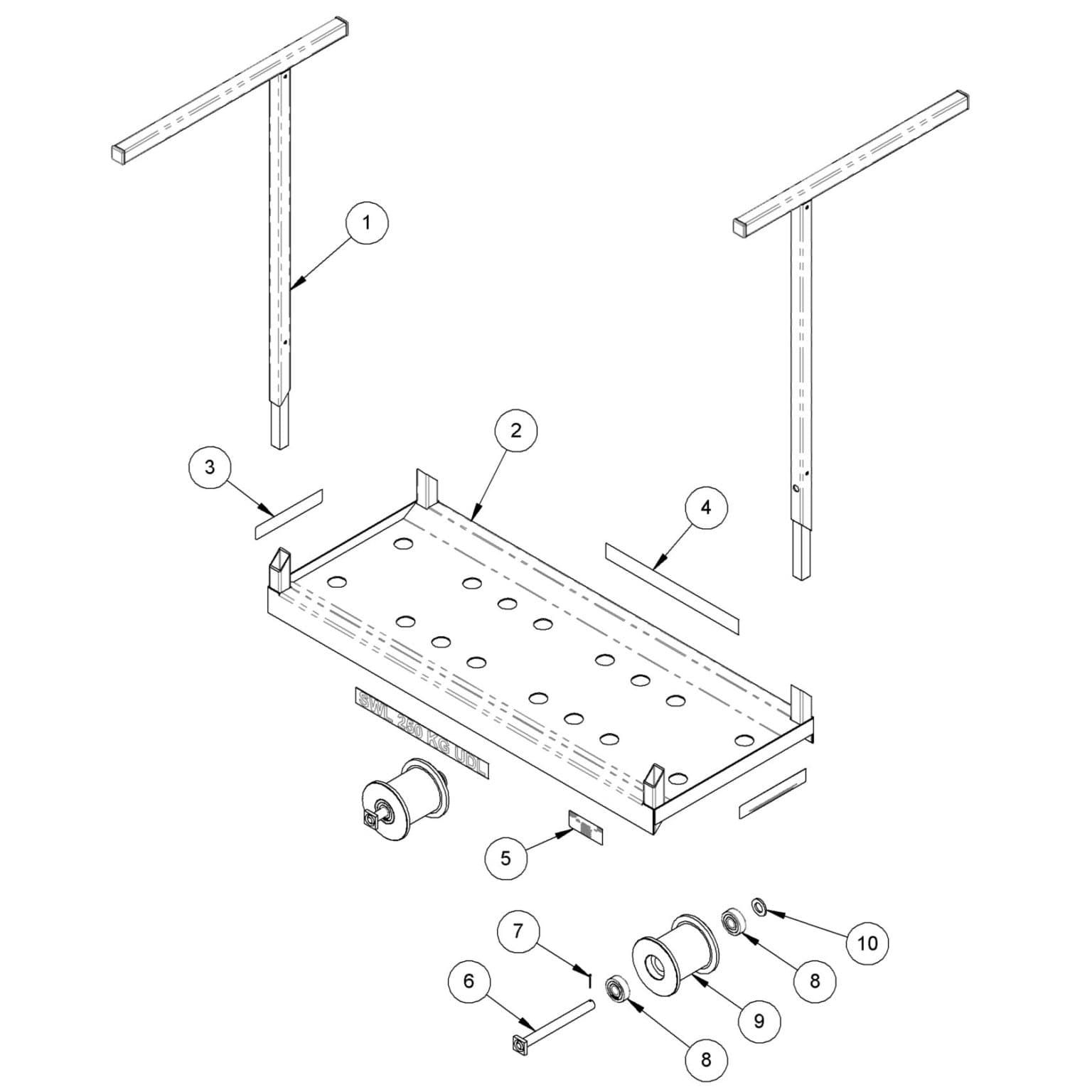 skate basket spares and accessories